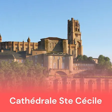 L'idyllique - Parking - Vue Cathedrale - Balcon * Αλμπί